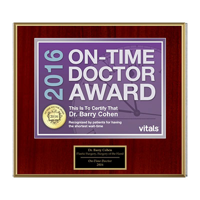 Vitals On Time Doctors Award