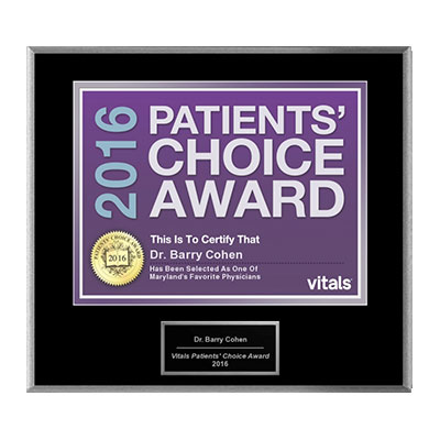 Vitals Patients Choice Award